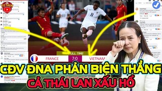 CĐV Thái Cà Khịa Việt Nam Thua 7-0 Pháp, Cả ĐNA Phản Biện 1 Câu Khiến Cả Thái Lan Xấu Hổ