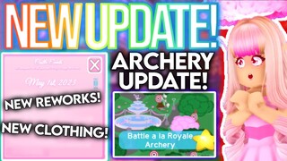 NEW SUMMER UPDATE OUT! NEW ITEM REWORKS, ARCHERY UPDATE, & ARRIVAL SCREEN! ROBLOX Royale High tea!