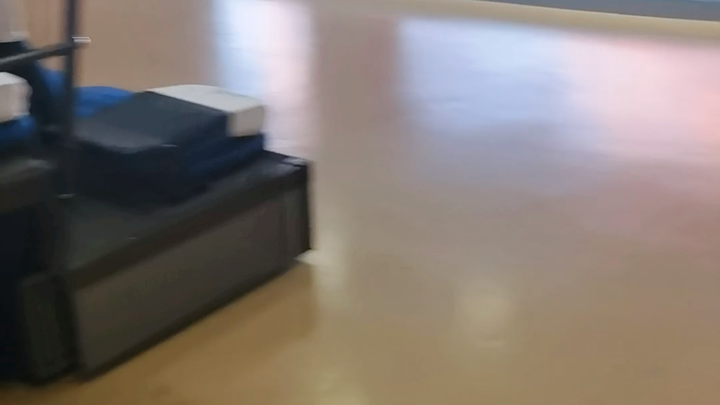 Rehearsing for the musical — the hallway suddenly went dark, and it was kind of scary!