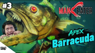 MELAWAN BARACUDA DAN IKAN LELE!!! WKWK Maneater Part 3 [SUB INDO] ~Hiu Kita Masih ABG!