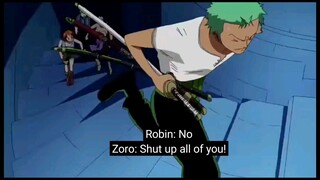 Zoro is bwesit