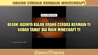 ORANG CERDAS BERMAIN MINECRAFT ❗❗❗