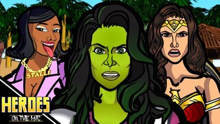 She-Hulk VS Wonder Woman (Marvel VS DC) Heroes on the Mic