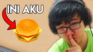 AKU NYAMAR JADI BURGER DAN MENANGIN PETAK UMPET DI HIDE ONLINE!!!