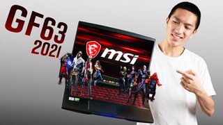 MSI GF63 2021: CPU 6 nhân 12 luồng chưa đến 20 triệu?