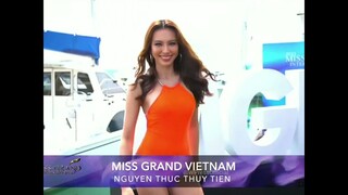 Thùy Tiên catwalk bikini xuất thần sau khi Minh Tú training Miss Grand International 2021 Swimsuit