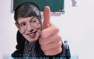 Rare video of Hawking's early struggle against the injustice of fate