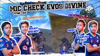 MIC CHECK EVOS DIVINE MATCH DAY 4 FFML ROUND 3