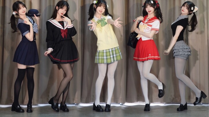 ก็ต้องเป็นการแต่งตัวยูนิฟอร์มสาวม.ปลายของเธอนี่แหละ～❤️(〃∇〃)