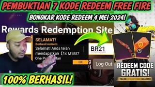 KODE REDEEM FREE FIRE TERBARU 4 MEI 2024 HARI INI | KODE REDEEM FF TERBARU 4 MEI 2024