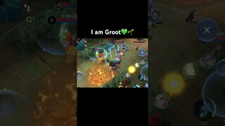I am Groot💚🍃🌱 #groot #mobilelegends #mlbb