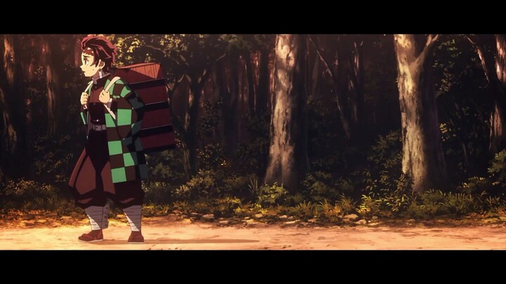 demon slayer ( running for his life )😆😆😆