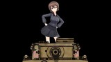 (MMD·3D) นิชิซึมิ มาโฮะมาเต้นในเพลงสุดมันส์ (Girls und Panzer)