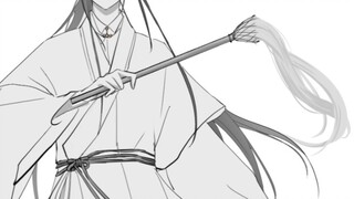 原创手书【马】||春天啊暖阳啊快些来吧||Ae初尝试‖汉服科普在最后（如果有人看），人物左边形制，右边结构‖