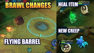 NEW CREEP HEAL AND BARREL IN NEW BRAWL UPDATE | MOBILE LEGENDS