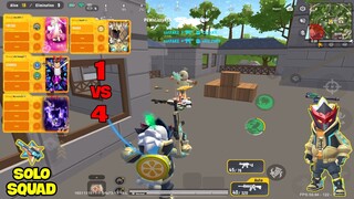 SOUTH 1 VS 4 TOP GLOBAL | SOLO VS SQUAD | SOUTH SAUSAGE MAN