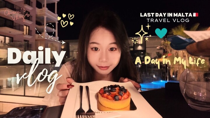 Malta Diaries: Sea Fishing, Feasts & 5-Star Room Tour|Chiara's vlog
