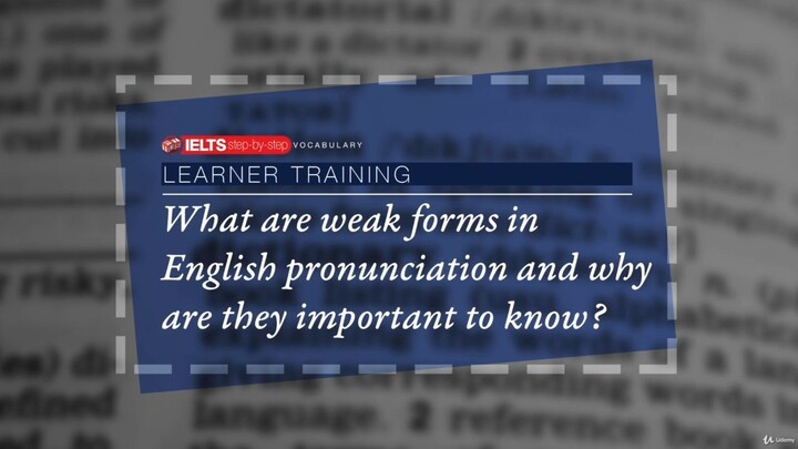 78 - SPEAKING Learner Training Pronunciationweak forms