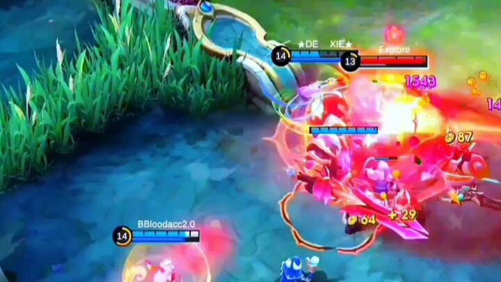 Flame shot on Vexana