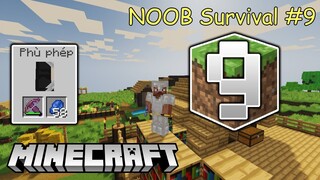 NOOB Tìm Thấy Giáp Ngựa Ở Điạ Ngục Và Phù Phép Nỏ Thần - Minecraft Survival #9