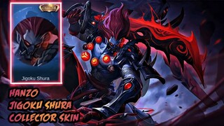 Hanzo Jigoku Shura || Hanzo New Collector skin Mobile legends || Hanzo New skin 2022