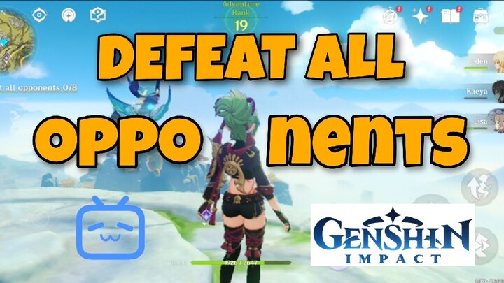 GENSHIN IMPACT | DEFEAT ALL OPPONENTS ⚔️