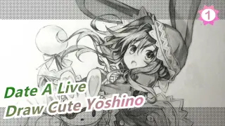 [Date A Live] Draw Cute Yoshino with Pencil_1