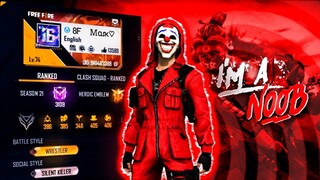 I'm A Noob -  Fortnite song 💖🎯 [ Freefire Headshot Highlights ] MASK Gaming😈