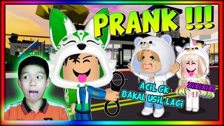 PRANK ! PURA PURA JADI POLISI BUAT NANGKAP ACIL AUTO NANGIS@Rashif Mutaz @Ms. Pie | ROBLOX INDONESIA