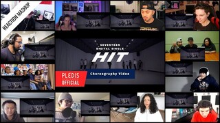 ‘[Choreography Video] SEVENTEEN - HIT’ reaction mashup