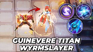 GUINEVERE WYRMSLAYER TITAN MODE!! 100% AUTO WIN!! MAGIC CHESS MOBILE LEGENDS