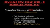 [Download Now] Frank Kern – AI Rainmaker Course 2023
