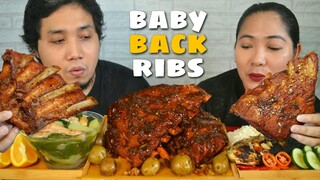 BBQ BABY BACK RIBS + TINOLA + GRILLED BANGUS MUKBANG | COLLABORATION WITH @Ynah Belda