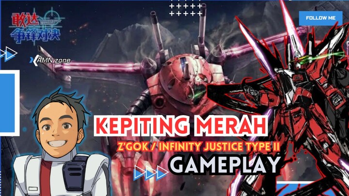 Kepiting Merah Meresahkan •|• Z'gok Seed Freedom Ver. Gameplay || Gundam Battle