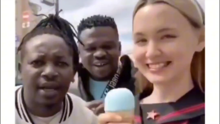 Tiktok funny: Black people harass Russian little girl