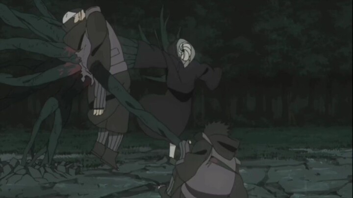 marahnya Obito setelah melihat Rin mati,