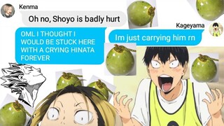 haikyuu texts - KaGeHinA gOeS to tHe HosPiTaL?! (pt 2)