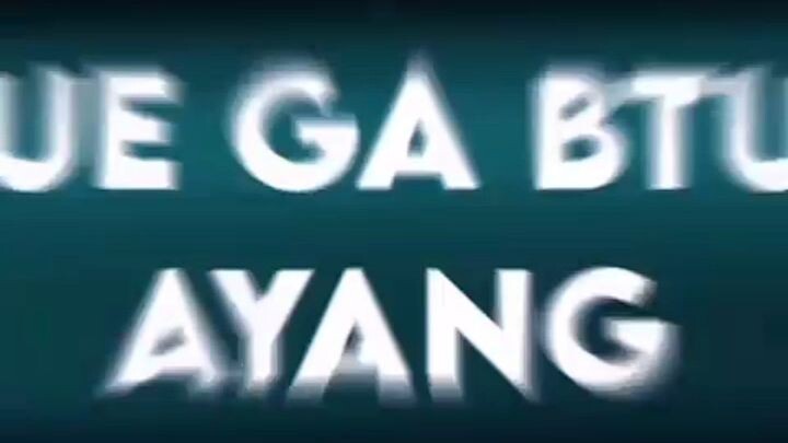 ngk butuh ayang butuhnya duit