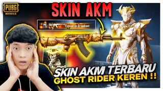 WOW !! UPDATE SKIN AKM GHOST RIDER , GILA INI SKIN LEBIH KEREN DARI SKIN XSUIT !! - PUBG MOBILE