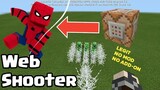 How to make a Spiderman Web Shooter in MCPE,PS4,Xbox,Windows10,Nintendo Switch using Command Block