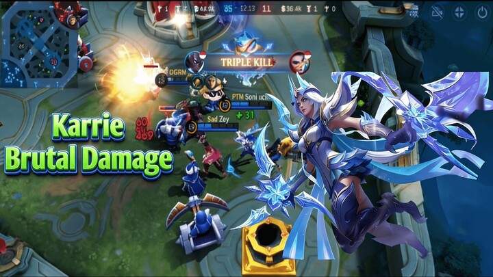 karrie brutal damage | MLBB MOBILE LEGEND