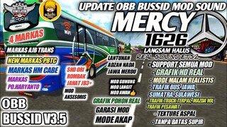 UPDATE OBB MOD SOUND MERCY 1626 LANGSAM HALUS BUSSID V3.5 | 4 MARKAS BARU | BUS SIMULATOR INDONESIA