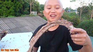 Anh Em Tam Mao Nướng Sườn BBQ Bằng Rơm Và Cái Kết - Cười Không Ngậm Được Mồm Với Mao Đệ Đệ
