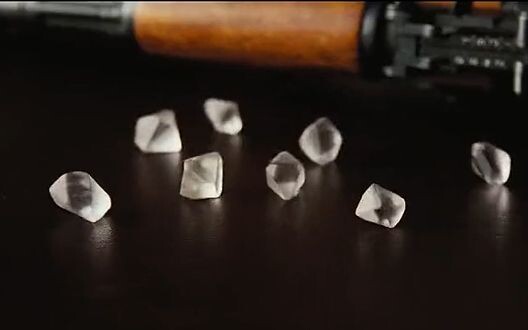 When doing business in Africa, of course you need diamonds—would you really carry a giant tree aroun
