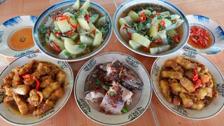 Nấu Thử Món Bà Con Chỉ • Cá Lóc Nấu Canh Chua Trái Bầu Vườn | MTQH