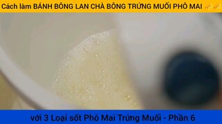cách làm bánh bông lan chà bông trứng muối phô mai #6