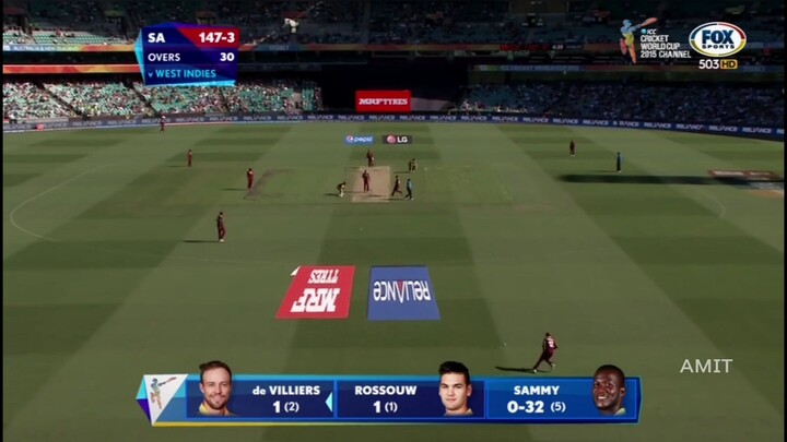 Ab de Villiers 162*(66) vs West Indies 2015 ball by ball highlights 1080p50