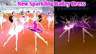 New Sparkling Balley Dress in Sakura School Simulator