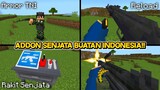 CARA PASANG MOD/ADDON SENJATA INDONESIA YANG ADA DI MINECRAFT PE !!