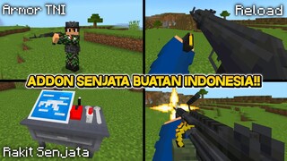 CARA PASANG MOD/ADDON SENJATA INDONESIA YANG ADA DI MINECRAFT PE !!